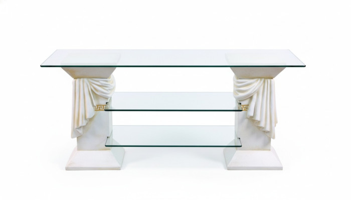 Design Vitrine Regal Glas Säule Schrank Vitrinen Regale Schrank Wohnzimmer 1861