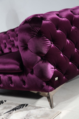 Luxus Hochwertige Sofa Couch Polster Sitz 3+2 Garnitur Chesterfield Garnituren