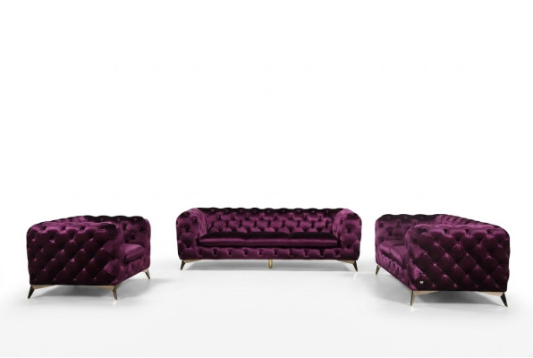 XXL Big Sofa Couch Chesterfield 3 Sitzer Polster Couchen Sitz Drei Textil Stoff