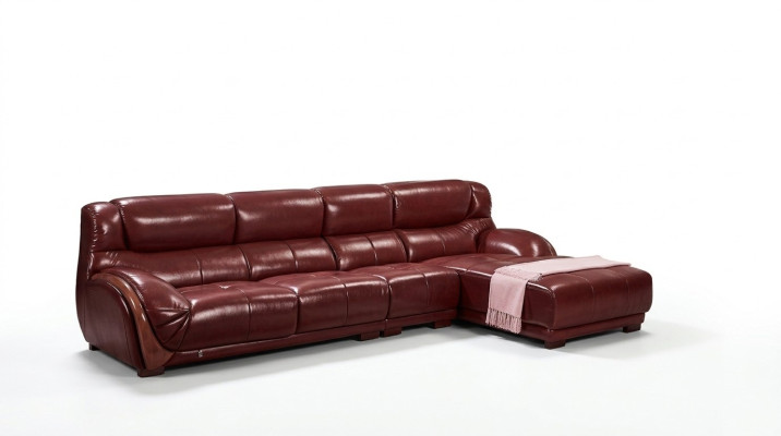 Eck Sofa Leder Polster Sitz Couch Garnitur Wohn Zimmer Landschaft Sofas