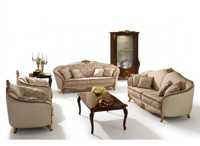 Sofa Couch 3 Sitzer ohne 2+1 Designer Möbel Klassische Barock Rokoko