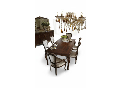Klassische 4 Stühle Designer Stühle Holz Garnitur Italienische Esszimmer