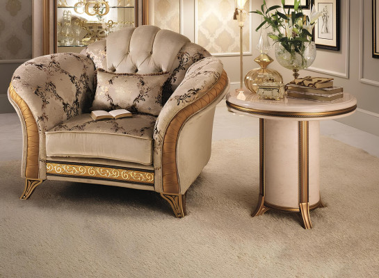 Beistelltisch Tisch Rundtisch Couchtisch royal Designer Möbel Barock