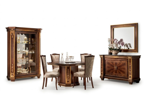 Klassischer Designer Holztisch Tisch Tische Barock Rokoko Antik Stil Möbel
