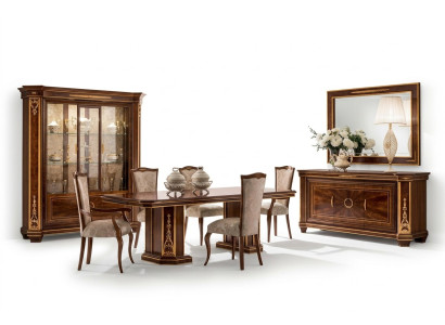 Möbel Tisch + 8x Stuhl Sets Esszimmer Garnitur Holz Komplett Barock