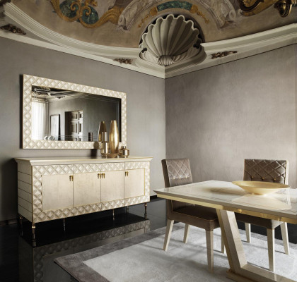 Esstisch + 8 Stühle Esszimmer Tisch Rokoko Barock Jugendstil royal luxus