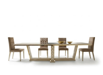 Esszimmer + 6 Stühle + Kommode Spiegel 2x Vitrine Esstisch 11tlg. Set Garnitur