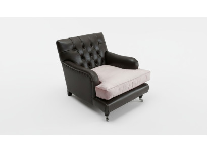 Lounge Club Sessel Couch Stuhl Fernseh Chesterfield Polster Relax Sofa 1 Sitzer