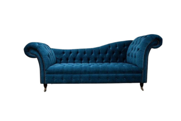 Chaiselounge Bank Sitz Liege Lounge Barock Rokoko Jugendstil klassisch Blaue Neu