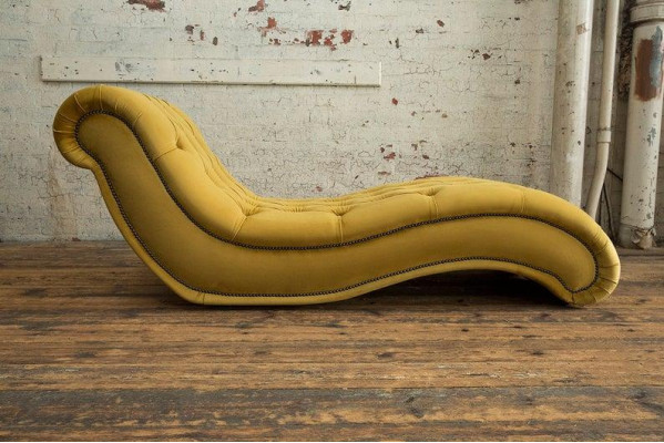 Chesterfield Chaiselongues Sofa Liege Chaise Club Relax Liegen Leder
