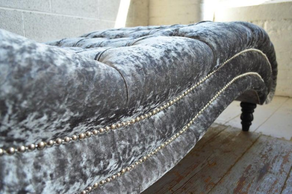 Chesterfield Chaiselongues Sofa Liege Chaise Club Relax Deko Liegen Leder