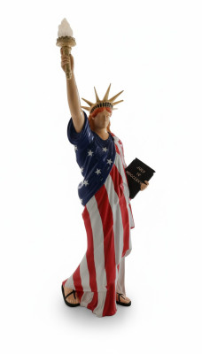 Freiheits Statue XXL 240cm Freiheitsstatue Figur USA Liberty Skulpturen Neu 6807