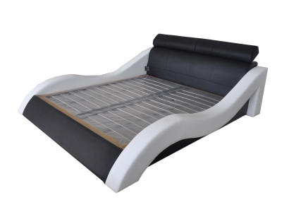 Doppel Luxus Design Leder Hotel Bett Polster Betten Moderne Multifunktion