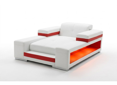 Modern Leder Komfort Liegen Liegesessel Relaxliege Chaiselongue Liege