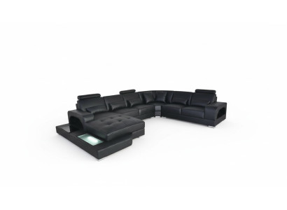 Design Leder Polster Sitz Ecke Zimmer Sofa Eck Sofas Landschaft Designer Wohn