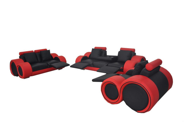 Sofa Couch Garnitur Sitz Polster Komplett Set 3+2+1 Sofas Couchen Designer