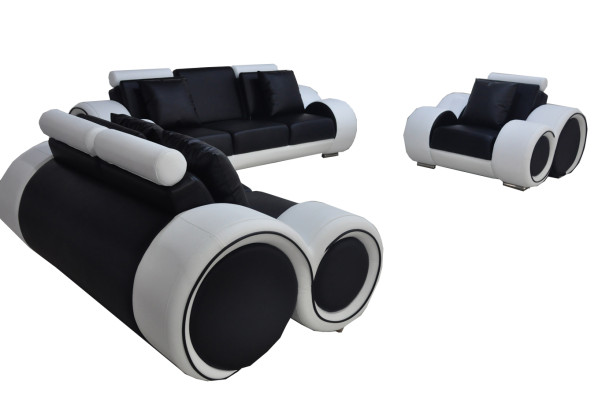 Sofa Couch Garnitur Sitz Polster Komplett Set 3+2+1 Sofas Couchen Designer