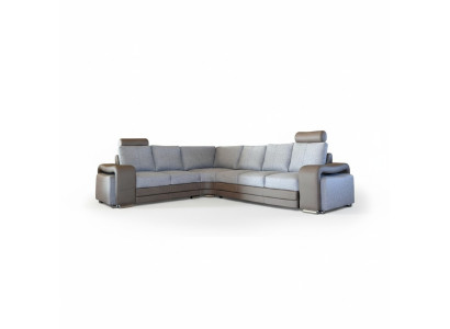 L-Form Stoff Ecksofa Wohnlandschaft Polster Eck Sofa Couch Sitz Garnitur