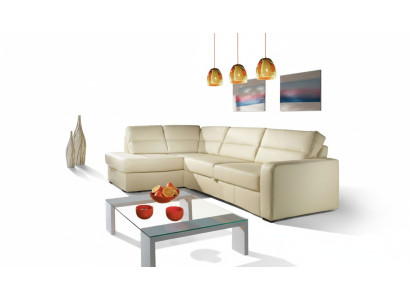 Ecksofa Wohnlandschaft Eck 100 % Leder Sofa Sitz Garnitur Moderne