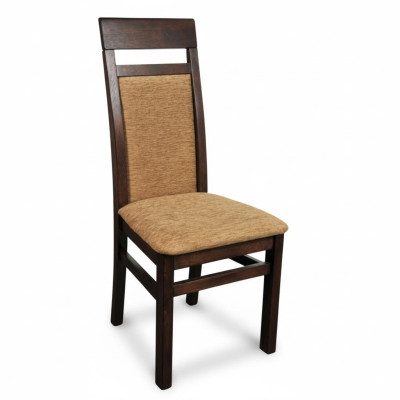 Lehn Stuhl Massiv Holz Sessel Holz Stoff Polster Stühle Gastro Design
