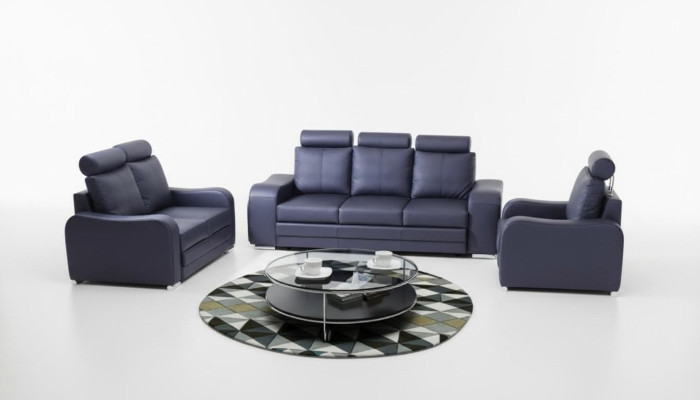 Sofagarnitur 3+2+1 Sitzer Set Design Sofas Polster Couchen Leder Relax