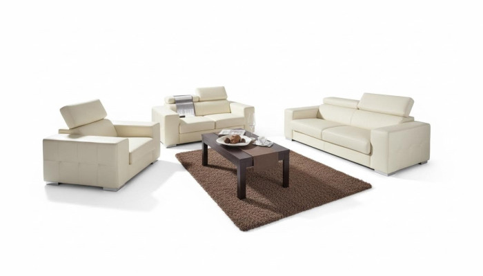 Sofa 3 Sitzer Design Sofas Polster Couchen Leder Relax Moderne Dreisitzer