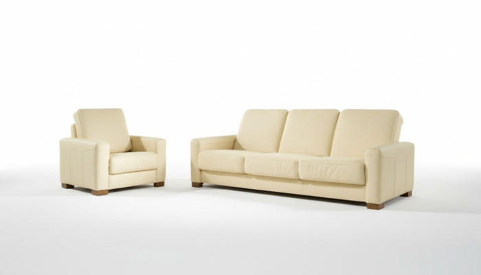 Sofagarnitur 3+2+1 Sitzer Set Design Sofas Polster Relax Couchen Leder