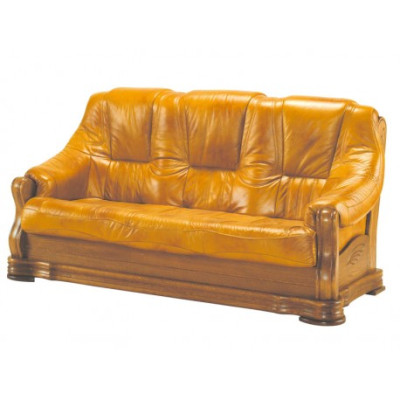 Wohnzimmer Ledercouch Sofagarnitur Set 3+1 Sitzer Sofa Couch Sitz