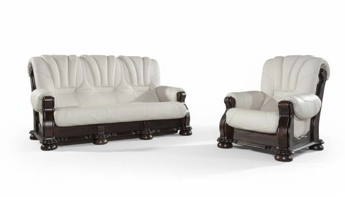 Klassik Sofagarnitur 3+1 Sitzer Klassischer Sofas Couchen Polster
