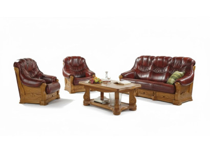 Sofagarnitur 3+2+1 Sitzer Klassischer Wohnlandschaft Couchen Sofas Polster