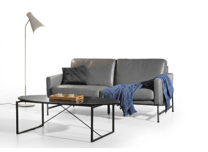 Luxus Designer Sitz Garnitur Sofa Couch Polster Set Leder 2+1+1 Couchen