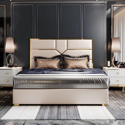 Bett Polster Design Luxus Hotel Betten Ehe 180x200cm Schlaf Zimmer