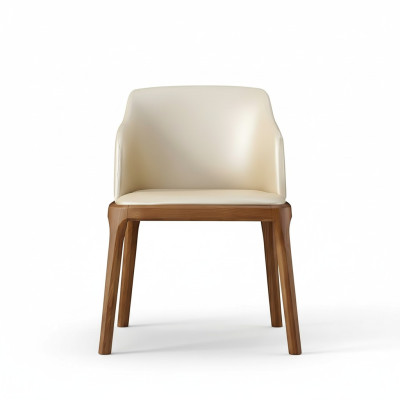 Stuhl 1x Ess Zimmer Polster Stuhl Sessel Fernseh Lounge Club Textil Sitz Leder