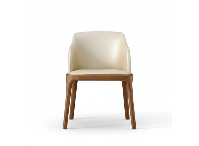 Stuhl 1x Ess Zimmer Polster Stuhl Sessel Fernseh Lounge Club Textil Sitz Leder