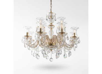 Klassische Kronleuchter Deckenleuchten Lampe Bohemia Beleuchtung Kristall Neu
