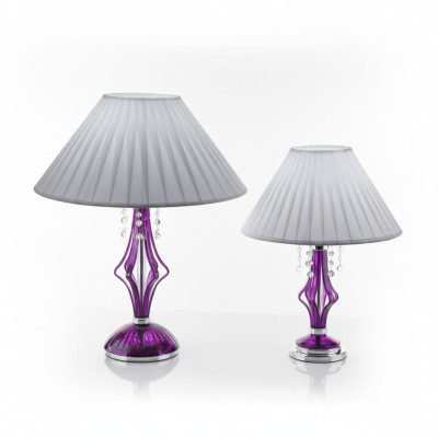 Kristalllampe Bürolampe Tisch Elite Bohemia Fuß Nachttisch Neu