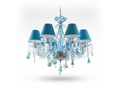 Blau Deckenleuchte Lichter Design Kronleuchter Lampen Kronleuchter Kristall