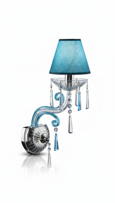 Bohemia Wandleuchte Blau Kronleuchter Lampe Lampenwelt Wandleuchter Lampen