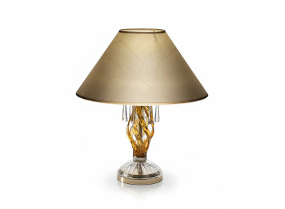 Kristalllampe Bürolampe Tisch Elite Bohemia Fuß Nachttisch Neu