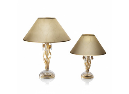 Tischleuchte Antik Stil Kronleuchte Tisch Lampe Leuchte Lampen Kristall Leuchten