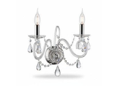 Elite Bohemia Wandleuchte Lüsterstil Wandlampe Lampenwelt Wandkronleuchter Neu