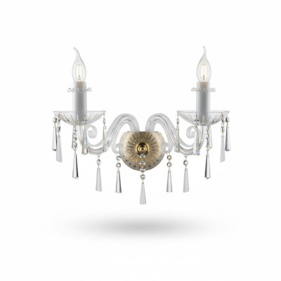 Cristal Applique Murale Chandeliers Kristalleuchter Lustre Elite Bohemia Neuf