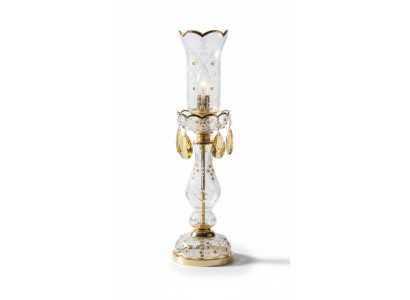 Tischleuchte Antik Stil Tisch Lampe Leuchte Lampen Kristall Leuchten Kronleuchte