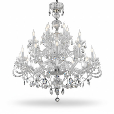 Kristall-Lampe Kronleuchter Hängeleuchte Bohemia Deckenleuchte