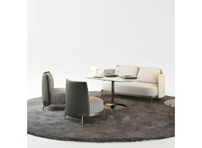 Design Lounge Club Sofa Couch Polster Sitz Garnitur 321 Garnituren Italy Möbel