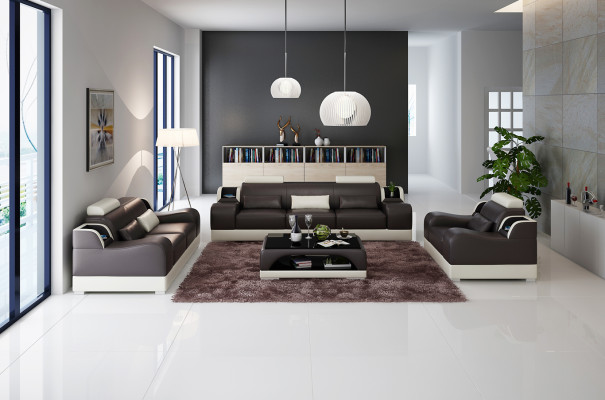 Dreisitzer Couch Polster Design Sofa 3er Sitz Moderne Sofas Zimmer Möbel