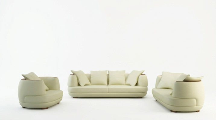Perfekte Harmonie Großes Leder-Ecksofa U-Form für ein stilvolles Wohnzimmer