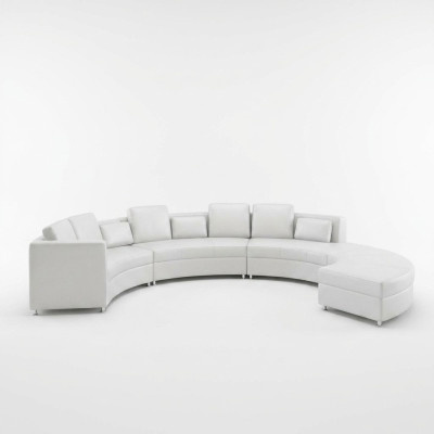 Ledersofa Couch Wohnlandschaft Ecksofa Eck Garnitur Design Modern Sofa USB A1102