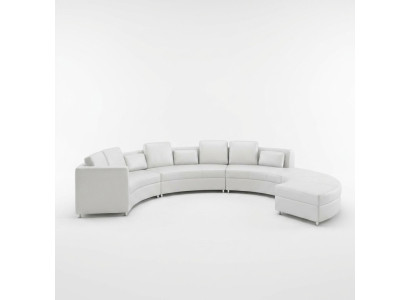 Ledersofa Couch Wohnlandschaft Ecksofa Eck Garnitur Design Modern Sofa USB A1102