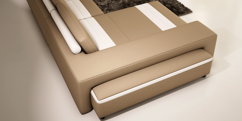 Ecksofa Eckcouch Couch Wohnlandschaft Sitz Polster Sofa Sofas Eckgarnitur